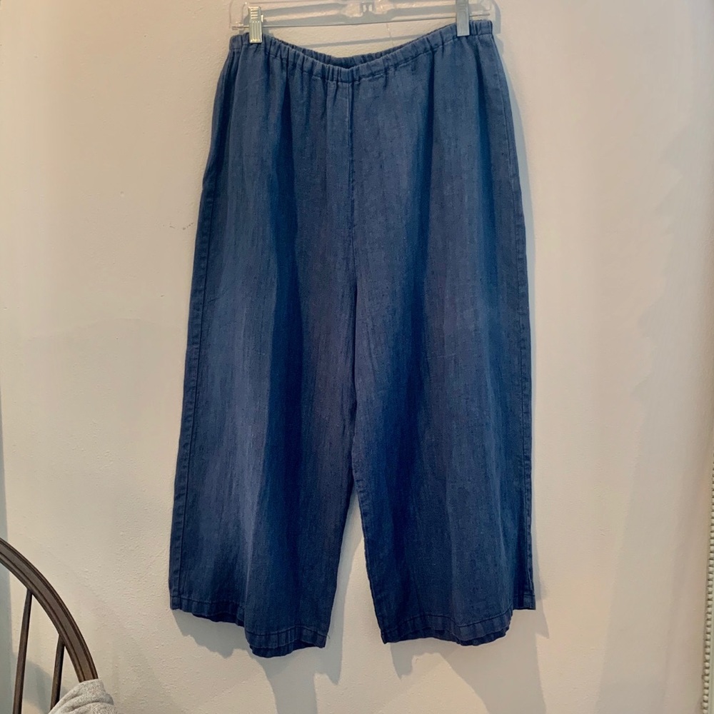 Cynthia Ashby Linen Capris